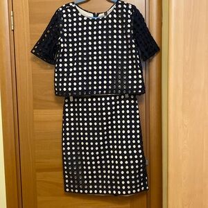 ANN TAYLOR TOP and SKIRT.  100% cotton. New with tag